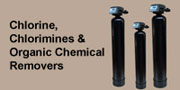 chlorine, chlorimines, organic chemical removers
